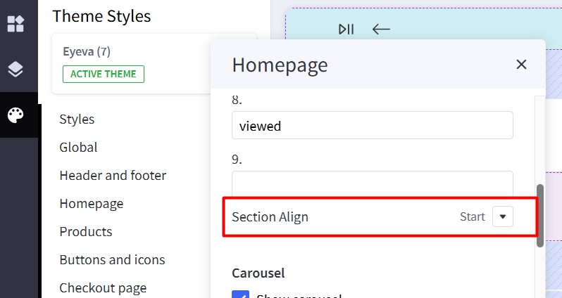 config-section-align